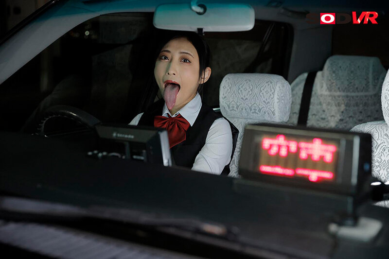 【VR】タクシー乗車中に爆睡。目が覚めたら美人タクシー運転手がフェラチオしていた… 神納花