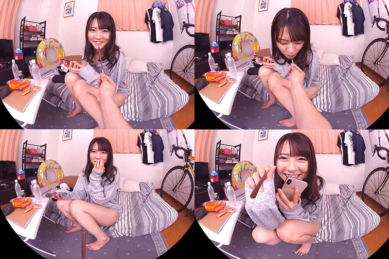 【VR】東條なつ 部屋に転がり込んできた黒髪女子と朝から晩までヤリまくる超幸せな一日。