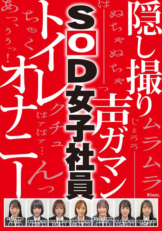 業務時間内のトイレ休憩中に声をガマンしながらもこっそり絶頂していたSOD女子社員7名隠し撮り